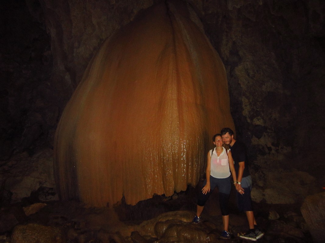 Sagada, le parcours de 6km qui relie deux grottes, ou nous sommes descendus à -600 mètres sous terre.
