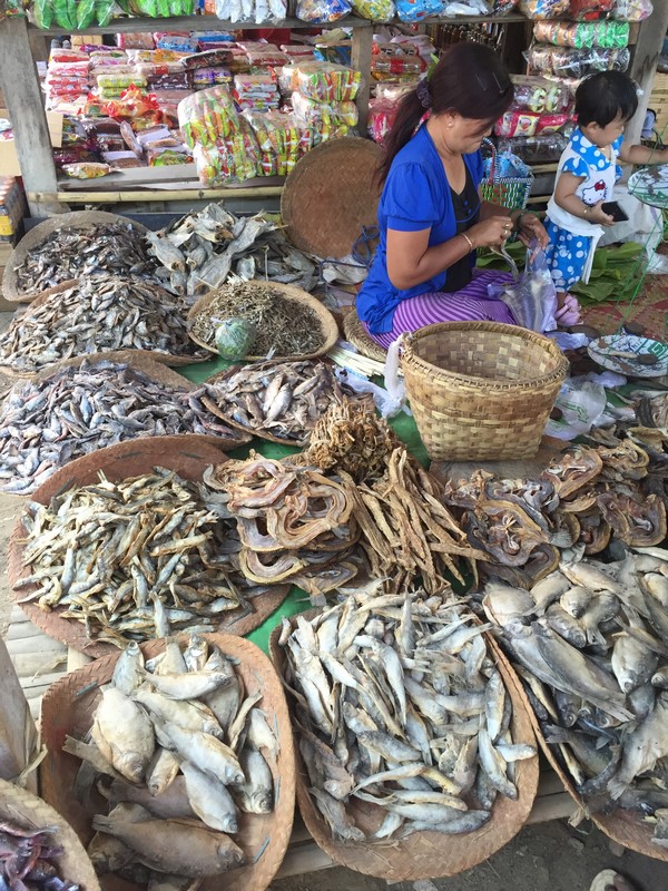 Drying fish